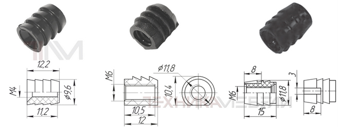 27204 Муфта пластиковая распорная